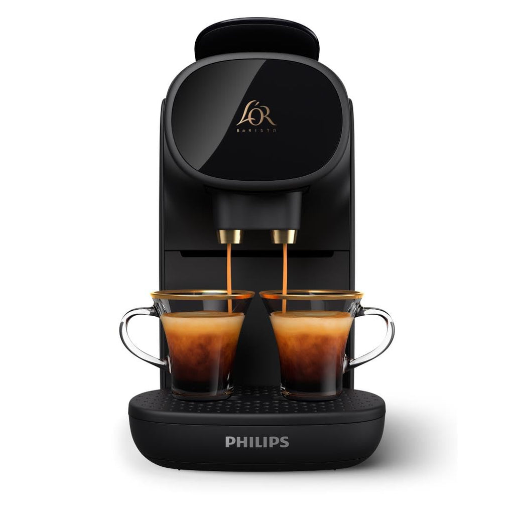 Machine à café à capsules L'OR Barista – Double Dose, Piano Noir (LM9012/66) – vue 2 | Growory