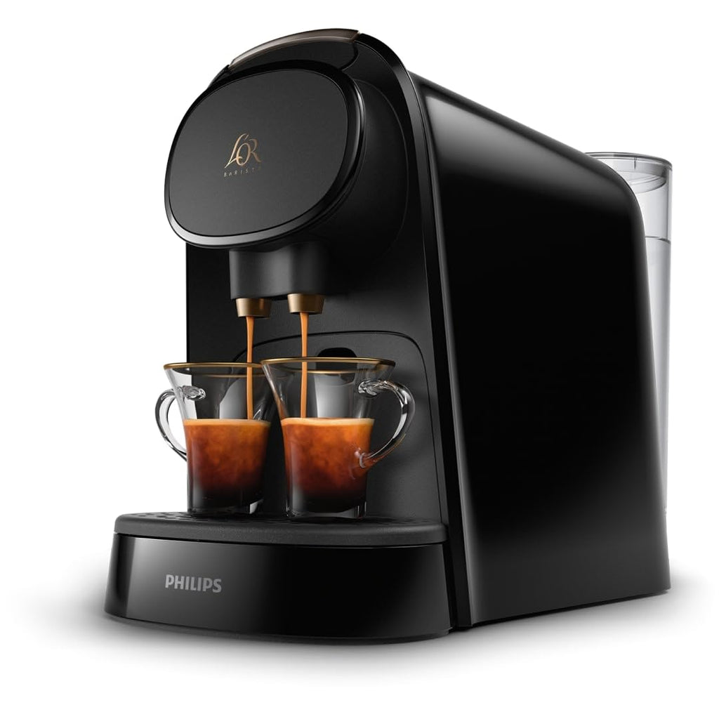 Machine à café à capsules L'OR Barista Double Shot – Noir / Levier Gris (LM8012/66) – vue 1 | Growory