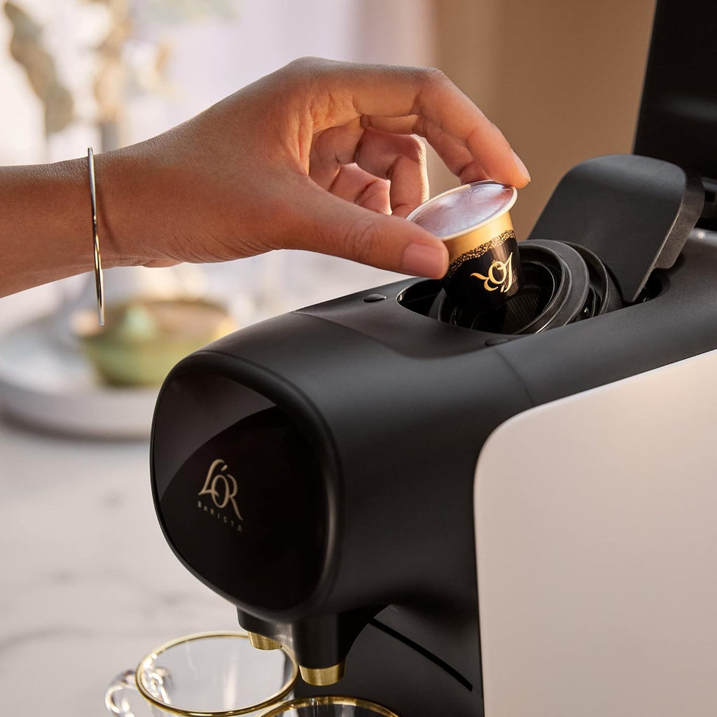 Machine à café à capsules L'OR Barista Sublime – Blanc (LM9012/00) – vue 5 | Growory
