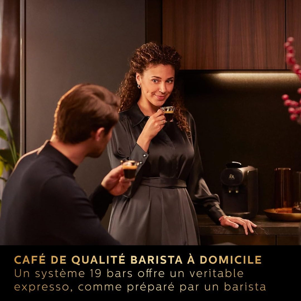 Machine à café à capsules L'OR Barista – Double Dose, Piano Noir (LM9012/66) – vue 7 | Growory