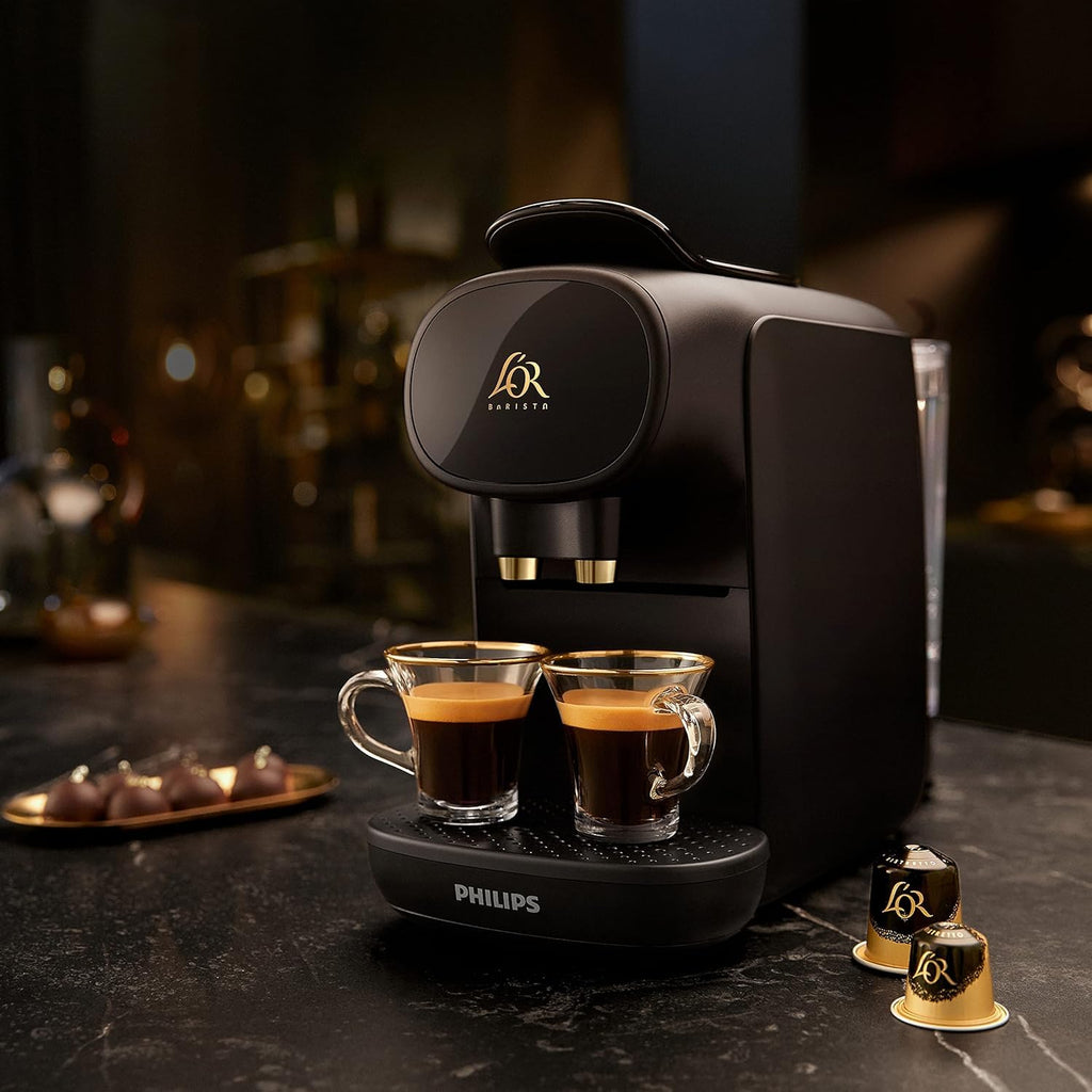 Machine à café à capsules L'OR Barista Sublime – Piano Noir (LM9012/60) – vue 3 | Growory